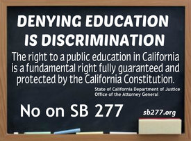 Education Rights Issue SB 277